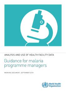 Malaria Facility Analysis Guide