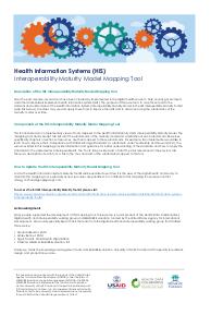 HIS Interoperability Maturity Toolkit Mapping Tool