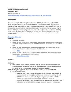 DH&I May 2018 Meeting Minutes