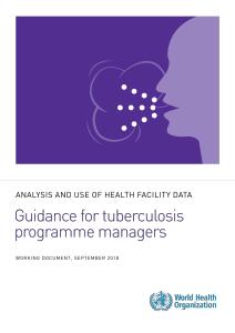 Tuberculosis - Facility Analysis Guide